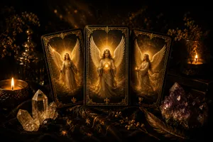 Tarot de los Ángeles — ambientación de Origen Ancestral